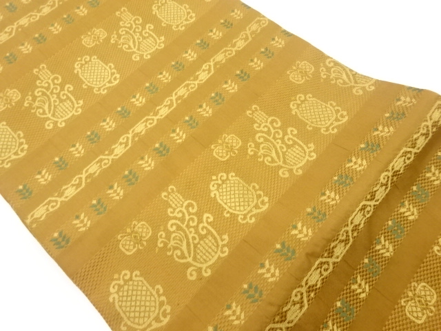 JAPANESE HIRAKI NAGOYA OBI / WOVEN ABSTRACT